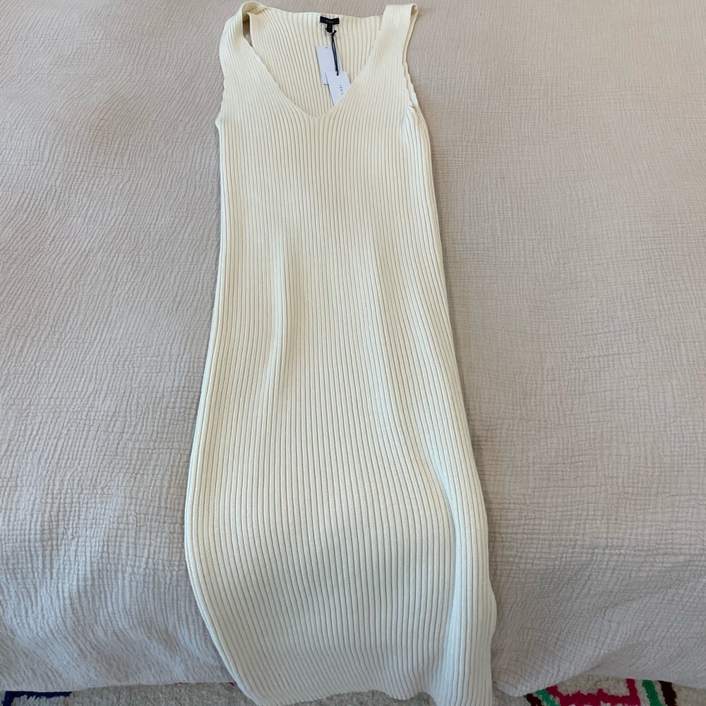 Trois the label cream dress